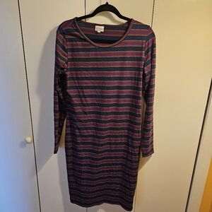 large Lularoe Julia dress